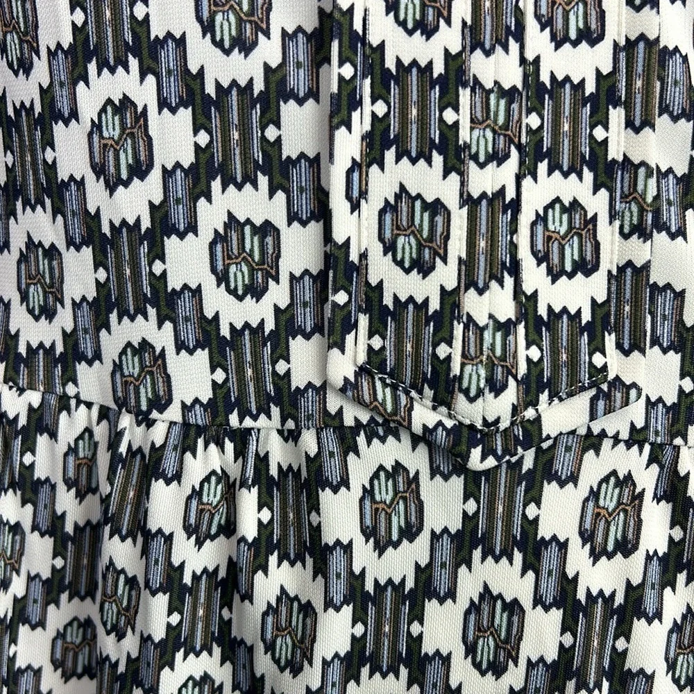 Tory Burch Erin Sleeveless Ballet Blue Crystals Dress